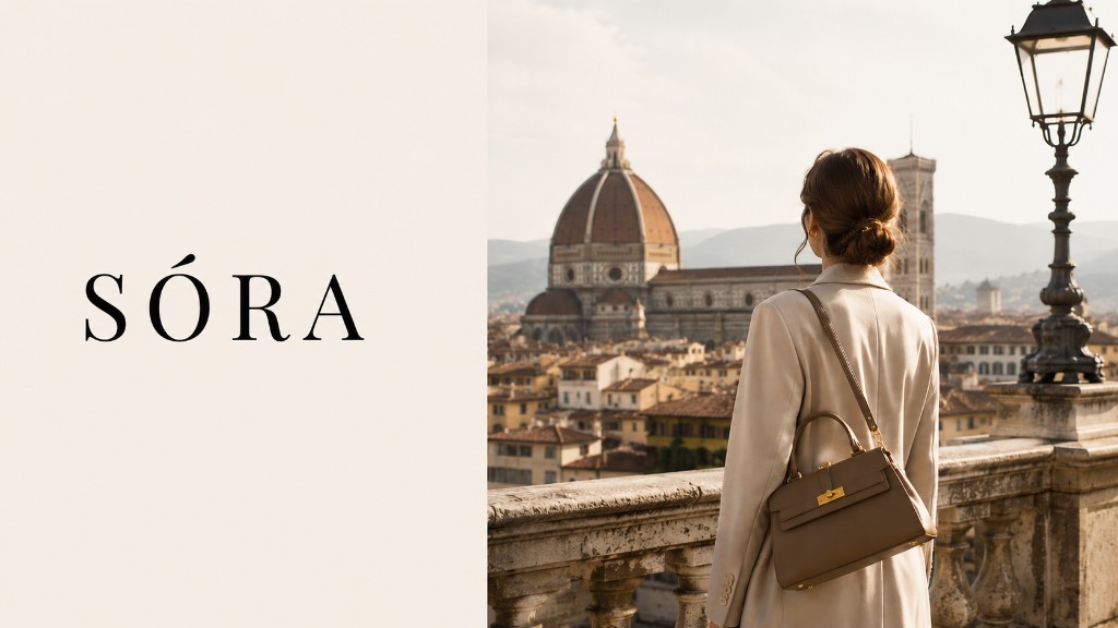 SÓRA Bags — editorial Florența