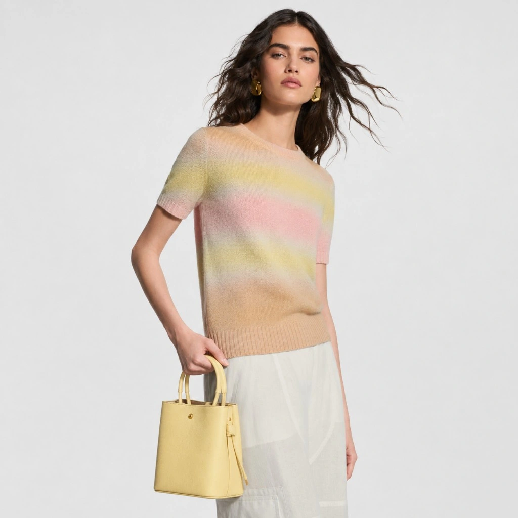 Marielle Butter Yellow — на модели